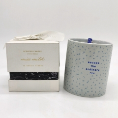 Luxury Candle Box Packaging Cardboard Box With Die Cut Insert