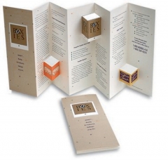 Custom Printing Company File Cardboard A4 Folder With Name Card Slot