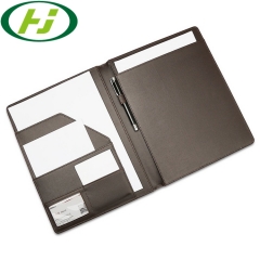 A4 PU Leather Envelope File Folder With Pen Holder Custom Logo Size With Good Price