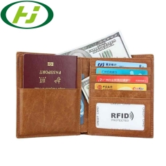 Custom PU Leather Passport Cover Passport Holder Travel Set with Foil Stamping Logo