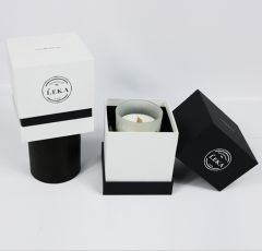 Custom Logo Art Paper Present Box Cardboard Gift Box for Candles