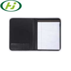 High Quality Custom PU Leather Business A4 Portfolio File Folder with Pen Holder for Office Organizer