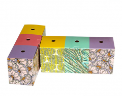 Different style Paper Packaging Luxury Candle Box With Hot Stamping