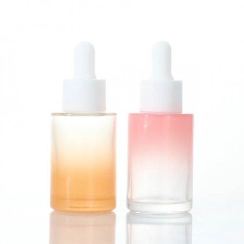 Leere Kosmetikflaschenverpackung aus Glas für die Hautpflege