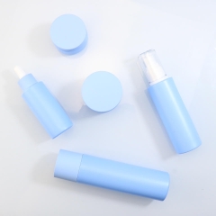 Embalagem de frasco de cosmético em spray de vidro para cuidados com a pele vazio