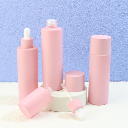 Cosmetic Packaging 100ml 50ml Glass Pump Bottle