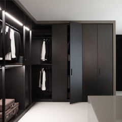 matte lacquer wardrobe Walk-in closet