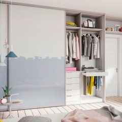 Sliding 2 Door Bedroom Wardrobe Closet Design