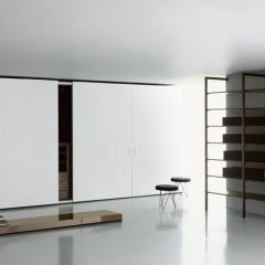 White sliding door wardrobe