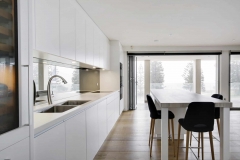 Pure white mordern kitchen cabinet-Allandcabinet