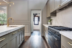 Mat grey lacquer transitional kitchen cabinet-Allandcabinet