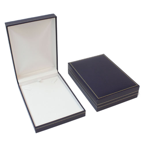 Gold line small necklace box
