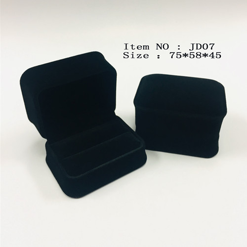 JD07 Velvet Double Ring Box
