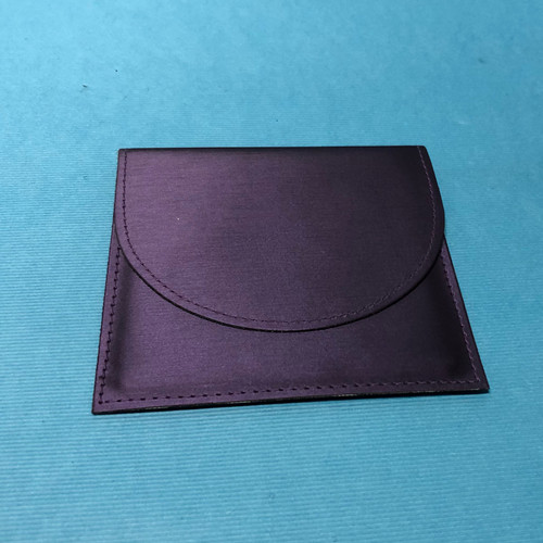 Purple Square Leather Bag