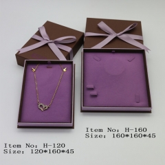 H160 Purple Ribbon Large Suit Box