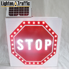 Solar Traffic Road Signs