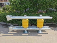 Traffic Safety Eva PU Buckets Rolling Anti Crash Guardrail Road Roller Barrier