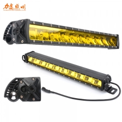 Combo Spot/Flood Beam LED Light Bar yellow