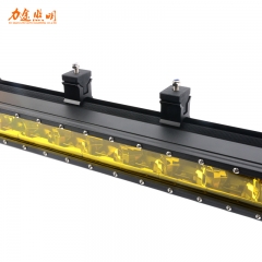 Combo Spot/Flood Beam LED Light Bar yellow