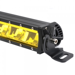 Combo Spot/Flood Beam LED Light Bar yellow