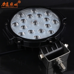 51W LED Work Light Bar Offroad Lens Spotlight-IP67 Automobile&motorcycle LED Work Light Bar 6000K