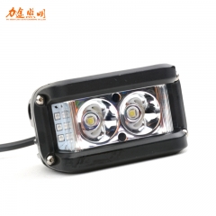 32w brightest LED white auto spotlights red blue flash motorcycle modified LED headlights