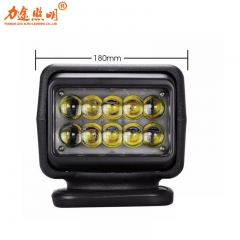 50W 360 degree Rotating LED Search Light with Wireless Remote Control Magnet Base