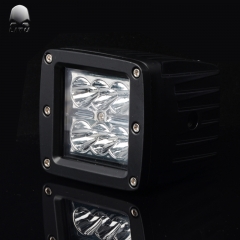 LITU 3英寸18W LED工作灯聚光，带支架，适用于越野车、卡车、摩托车等
