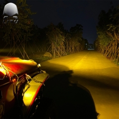 LITU High Low Beam Auto Projector 60W LED Work Lights Amber Lighting Motorcycles Headlights for Offroad Boat Marine Tractor