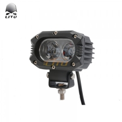 LITU 4 inch 50W Square Owl LED Driving Spot Lights for Autos Offroad Truck Tractor Boat