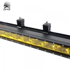 LITU LED Light Bar Yellow/White Single Row Off Road LED Light Bar Automotive for Truck Tractor Boat