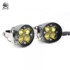 Litu 2021 new IP67 waterproof 40w car led work light 6000K white 24v work light highlight led car fog light