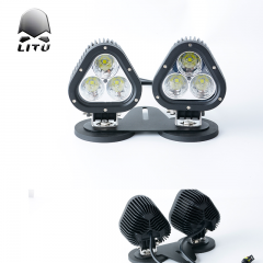 中国工厂高品质LED工作灯三角形60W混合光源LED工作灯4x4 ATV越野日行灯，用于轨道，ATV，4x4车辆