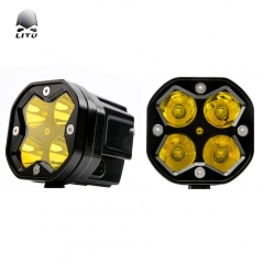 Litu Square shape high quality spot beam jeep led work lights 40w 4'' white led working light for tractor SUV ATV