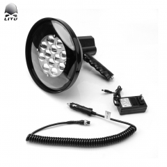 60W High Power Handheld vehicle LED waterproof searchlight, hunting lamp, strong light remote fish pond fishing lamp