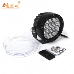 New Arrival Super Bright 80w 4WD Car Led Work Light, 1LUX@1400M Round 5 inch 4x4 Led Driving Lights For Offroad