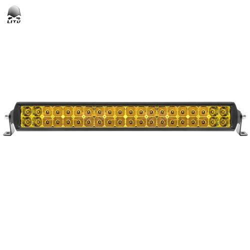 力途灯 LED 灯条 400w 4x4 越野 LED双排长条灯汽车零件大功率 12v 24v 超白高光适用于通用汽车