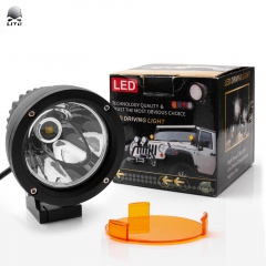LED 工作灯 25W 用于车辆越野 C-rees LED 行车灯 4 英寸 LED 面板灯 25W