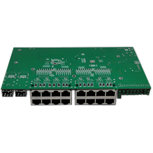 24v 16- Port 10/100Mbps Reverse POE Switch with 2 gigaibt SFP Ports