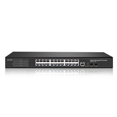 High Quality 10/100/1000M PoE switch with 26 Ports L2+ Managed Gigabit PoE Switch