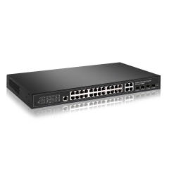 Layer2  Managed Switch 28-port 10/100/1000T +2-port 10/100/1000X SFP  