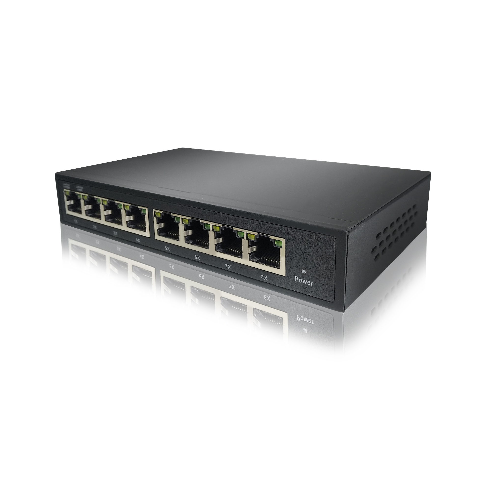 Manag8- Port 10/100/1000Mbps Ports Webed POE Switch