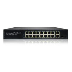 16-Port 10/100M Long Distance poe switch 250meters POE