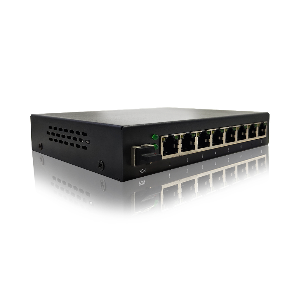 FTTB 8-Port Gigabit Reverse POE GPON ONU