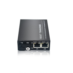 1 Fiber Port 2 Ethernet RJ45 Gigabit POE Media Converter