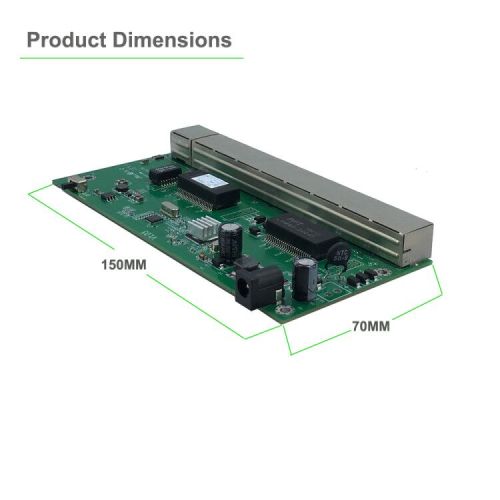 9-port 10/100M with a Gigabit Port Reverse PoE switch