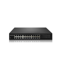 ES100-24F 24 port unmanaged Vlan support 10/100M Ethernet Switch