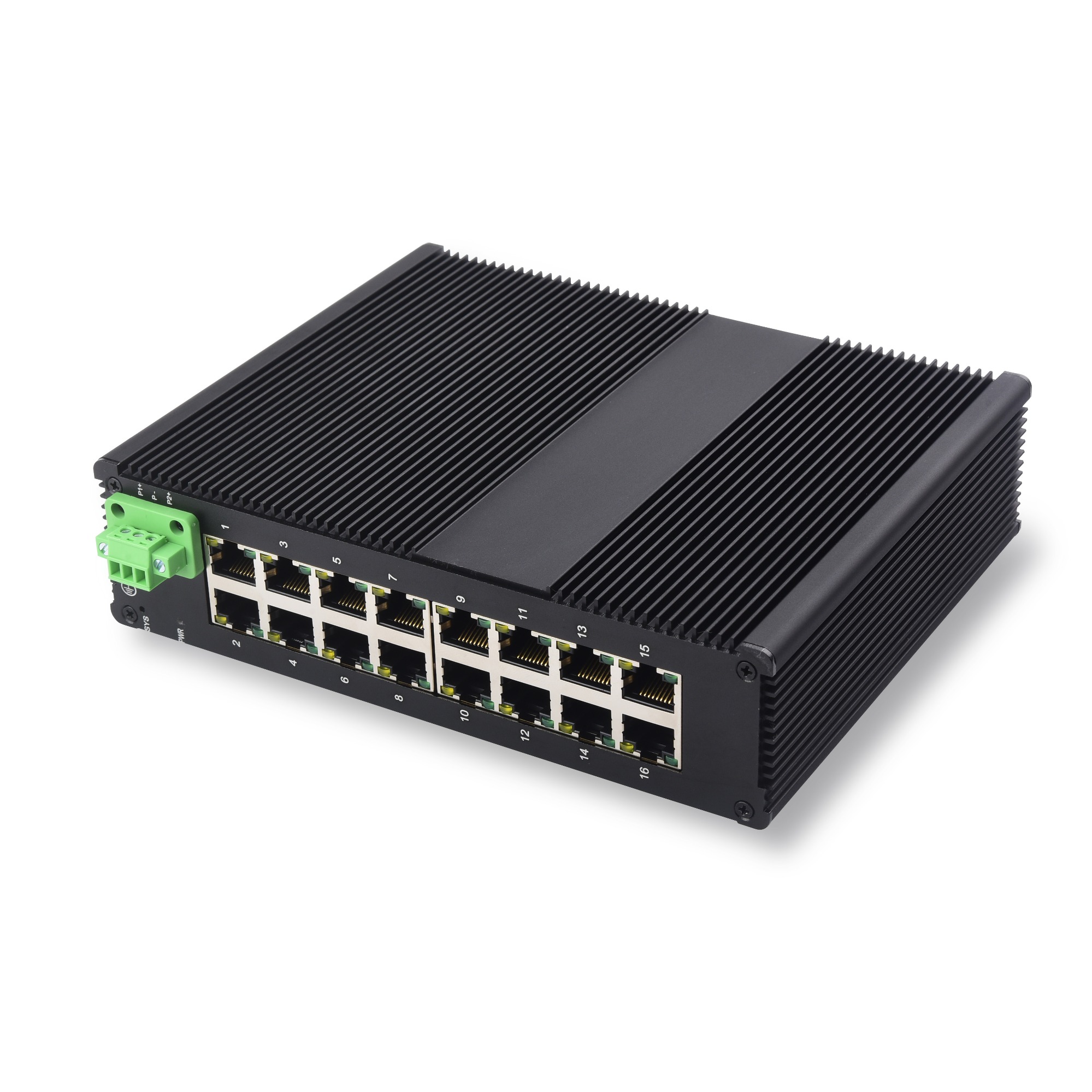 16 Ports 1000Mbps Industrial Ethernet Switch