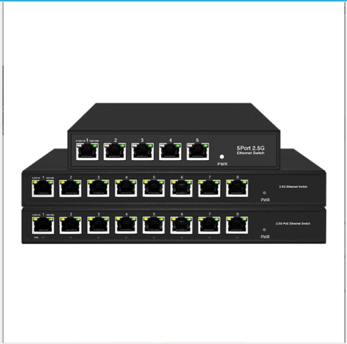 Plug & Play Unmanaged 8 x 2.5GBASE-T Ports 2.5gb network switch 8 port