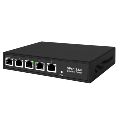 Unmanaged Full Gigabit 2.5g Poe Network Switches 5 Port